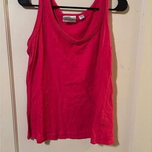 Avenue Red Tank Top Sleeveless Casual